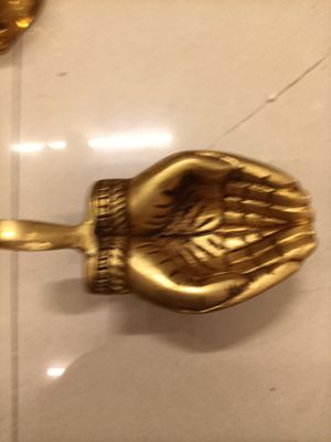 Brass diya