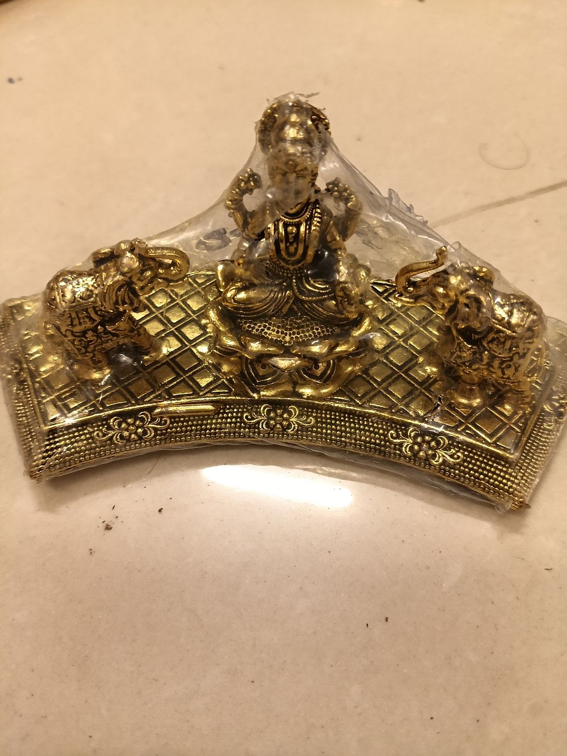 Lakshmi with elephants