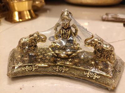 Lakshmi with elephants
