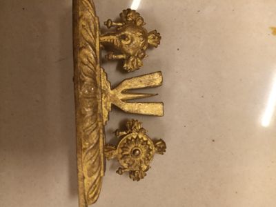 Brass  namma sanku chakra  idol