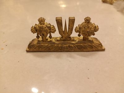 Brass  namma sanku chakra  idol