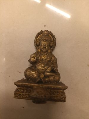 Brass kubera idol