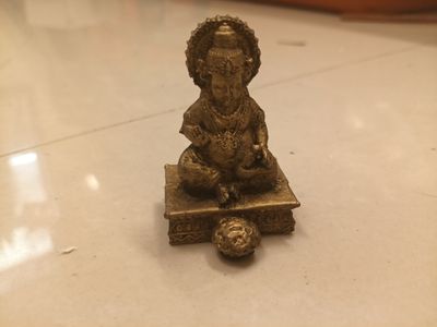 Brass kubera idol