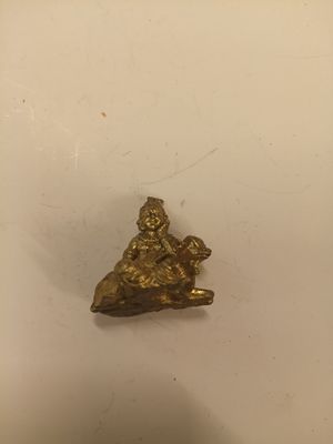 Brass cow krishna