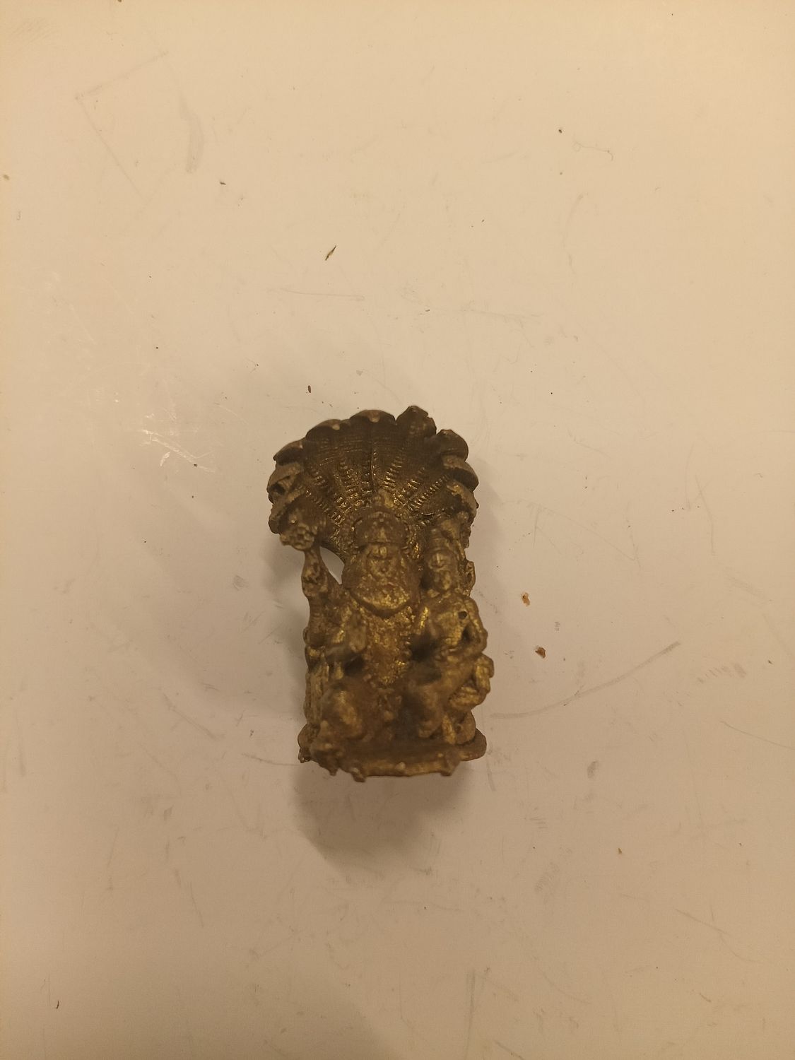Brass lakshmi narashima idol