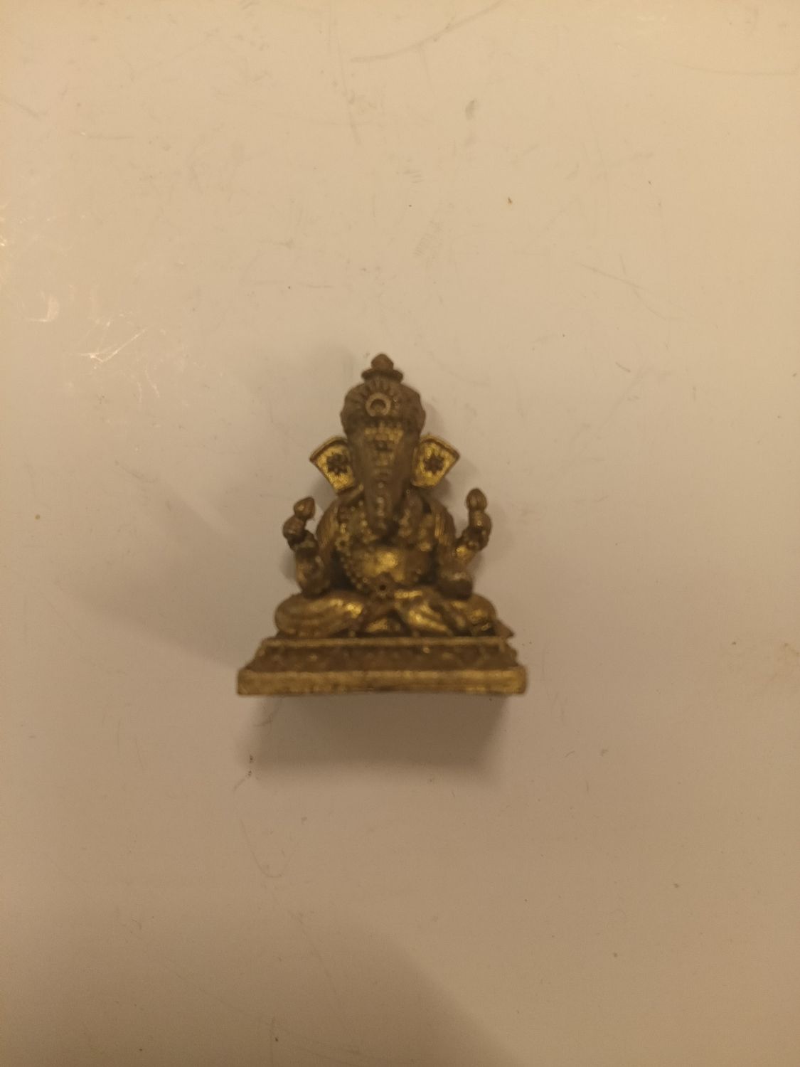 Brass ganesh idol