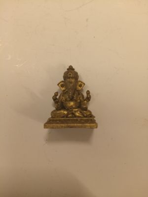 Brass ganesh idol