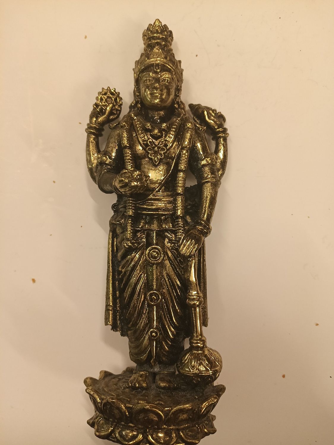 Brass Guruvayoor krishna idol