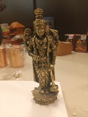 Brass Guruvayoor krishna idol