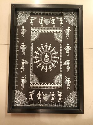 Warli art photo frame