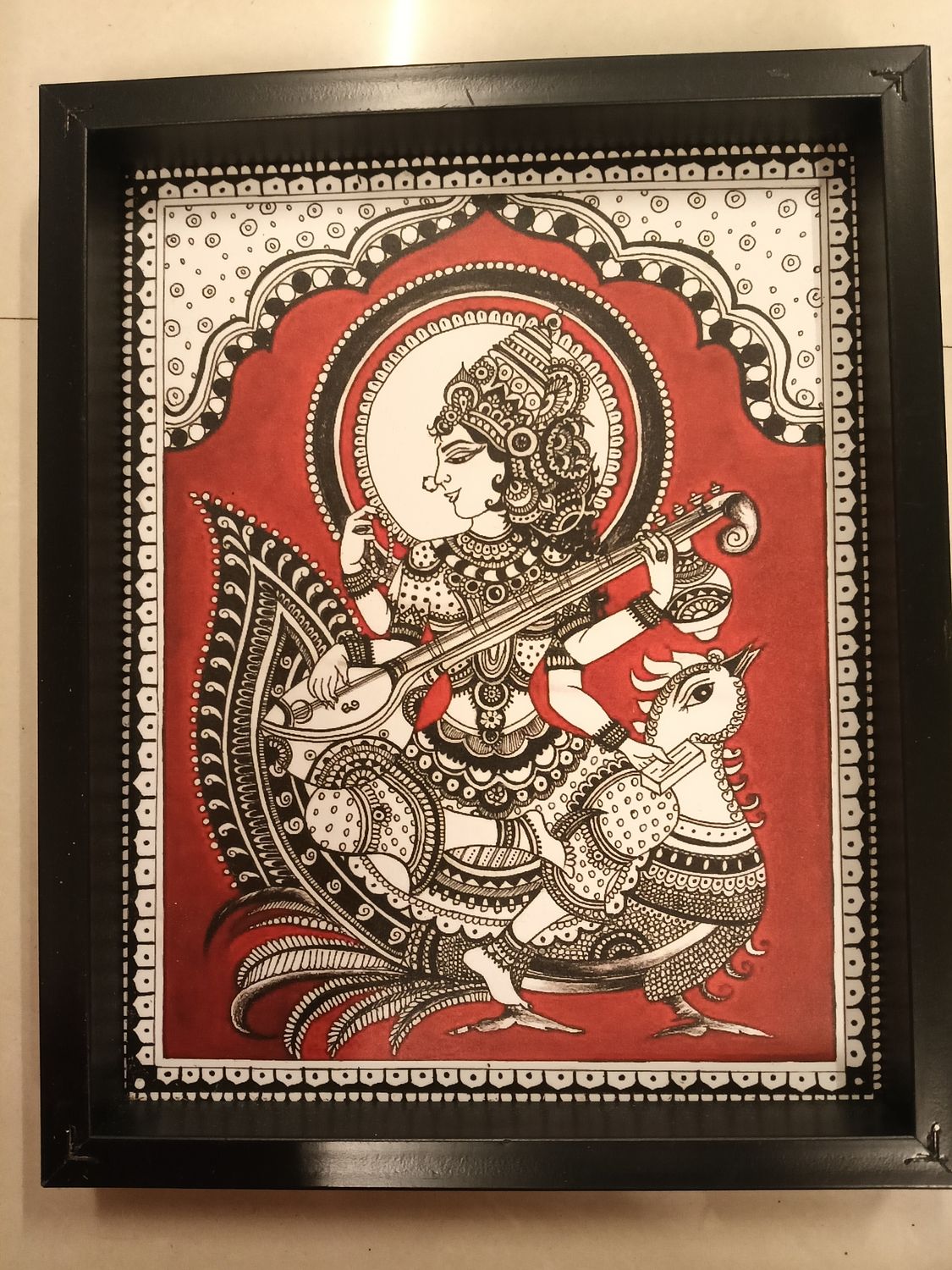 Saraswati photo frame