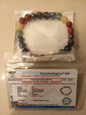 Seven chakra bracelet