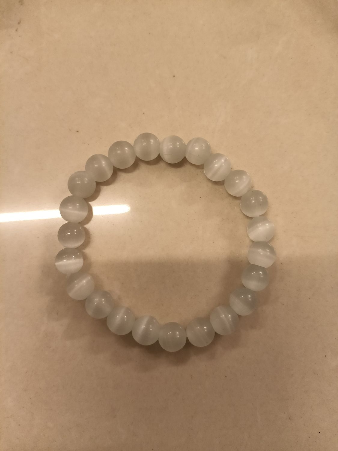 Selenite bracelet