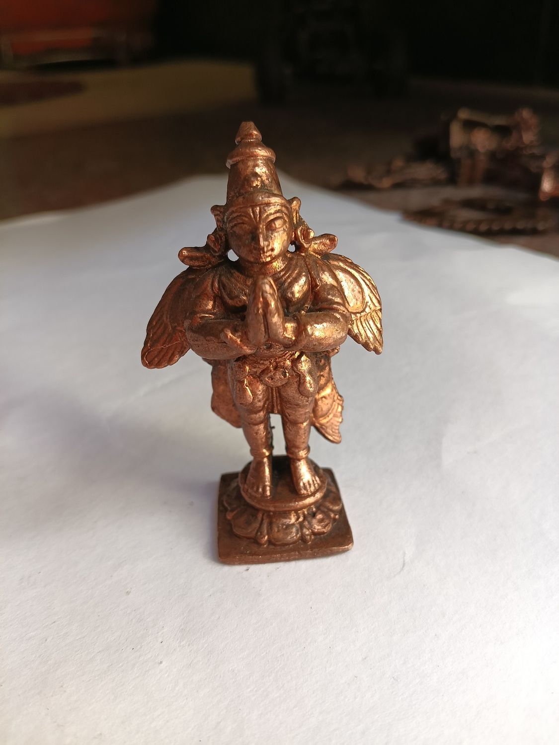 Copper garudar idol