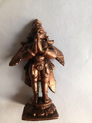 Copper garudar idol
