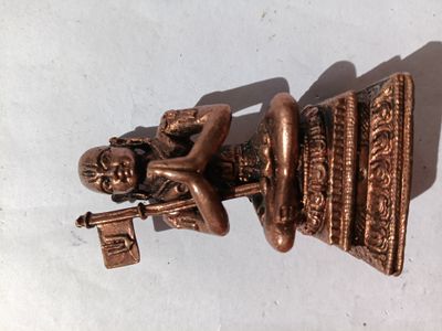 Copper ramanujar idol