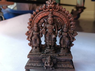 Copper vishu with thayar