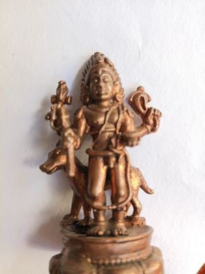 COPPER Kal bairava idol