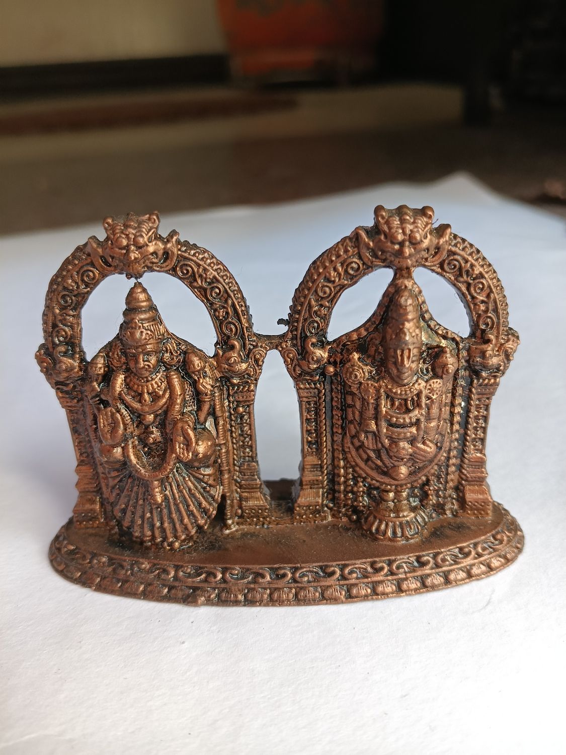 Copper balajilakshmi idol