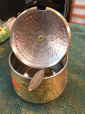 Brass ghee pot