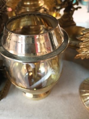Brass bathi lamp