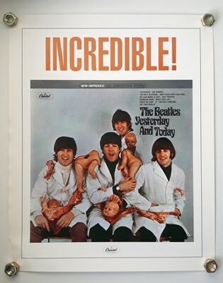 The Beatles Butcher Yesterday And Today promotional poster (#0042)