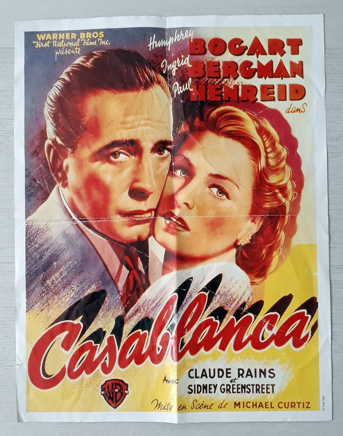 Poster Casablanca – Warner Bros - © Ciné Star Magazine (#0080)