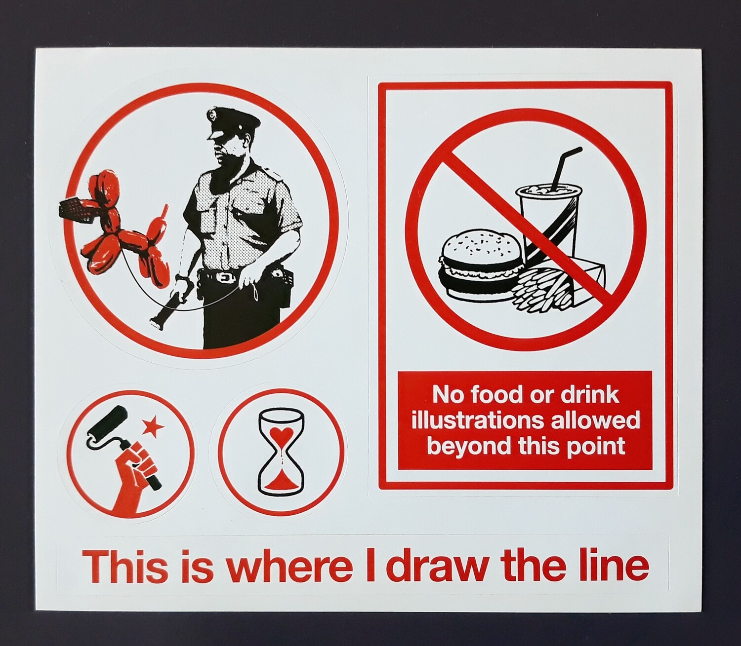 Security Guard sticker Banksy (Attributed) (#0243.01)