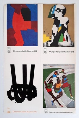 ​Olympics in Munich Germany 1972 - Set 8 Postcards (#0299)