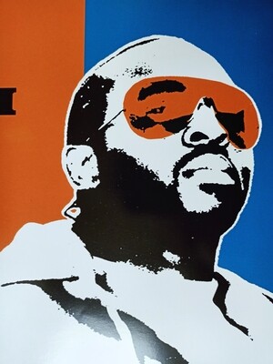 ​Banksy 'Blak Twang 2002'  Rare unused promotional poster. (#0318)