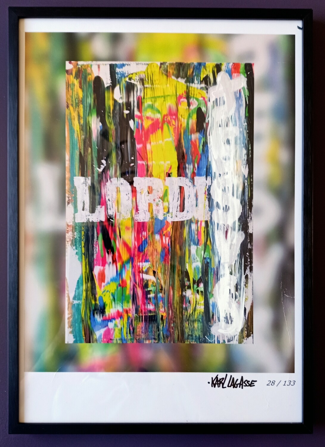 ​Karl Lagasse &quot; Jesus is Lord &quot; LE 28/133 Signed w/COA (#0423)