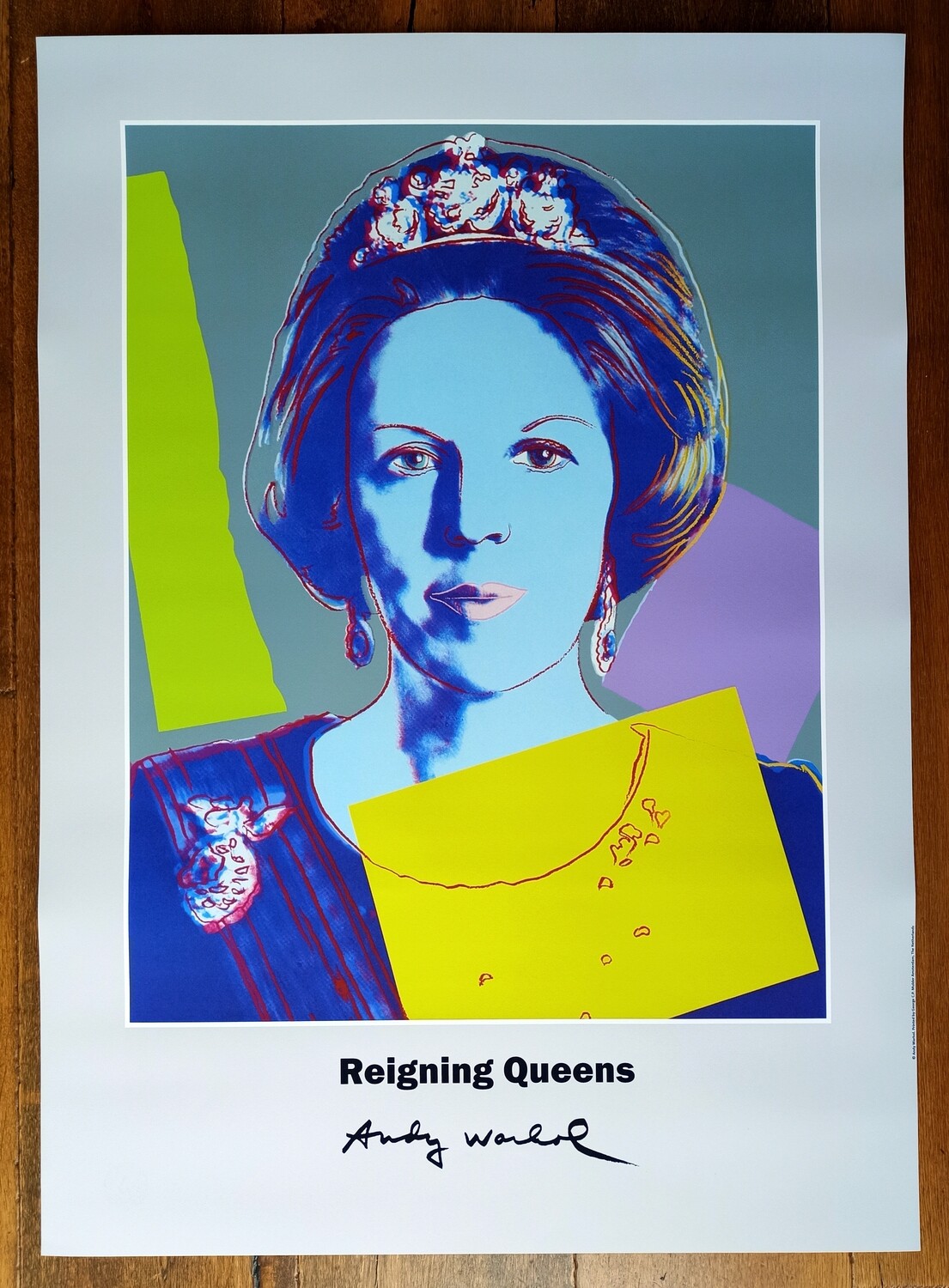Andy Warhol Portfolio Posterprint Foursome &#39;Reigning Queens (Beatrix)&#39; 1986 (#0427)