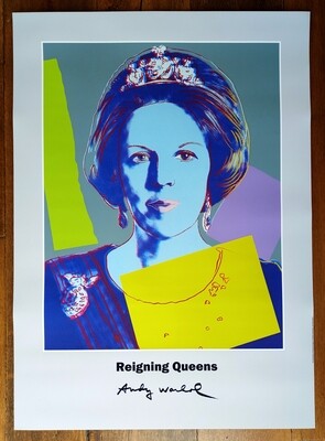 Andy Warhol Portfolio Posterprint Foursome &#39;Reigning Queens (Beatrix)&#39; 1986 (#0427)