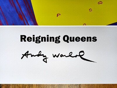 Andy Warhol Portfolio Posterprint Foursome 'Reigning Queens (Beatrix)' 1986 (#0427)