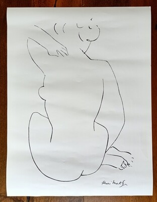 ​Henri Matisse Lithograph Nude (#0435)