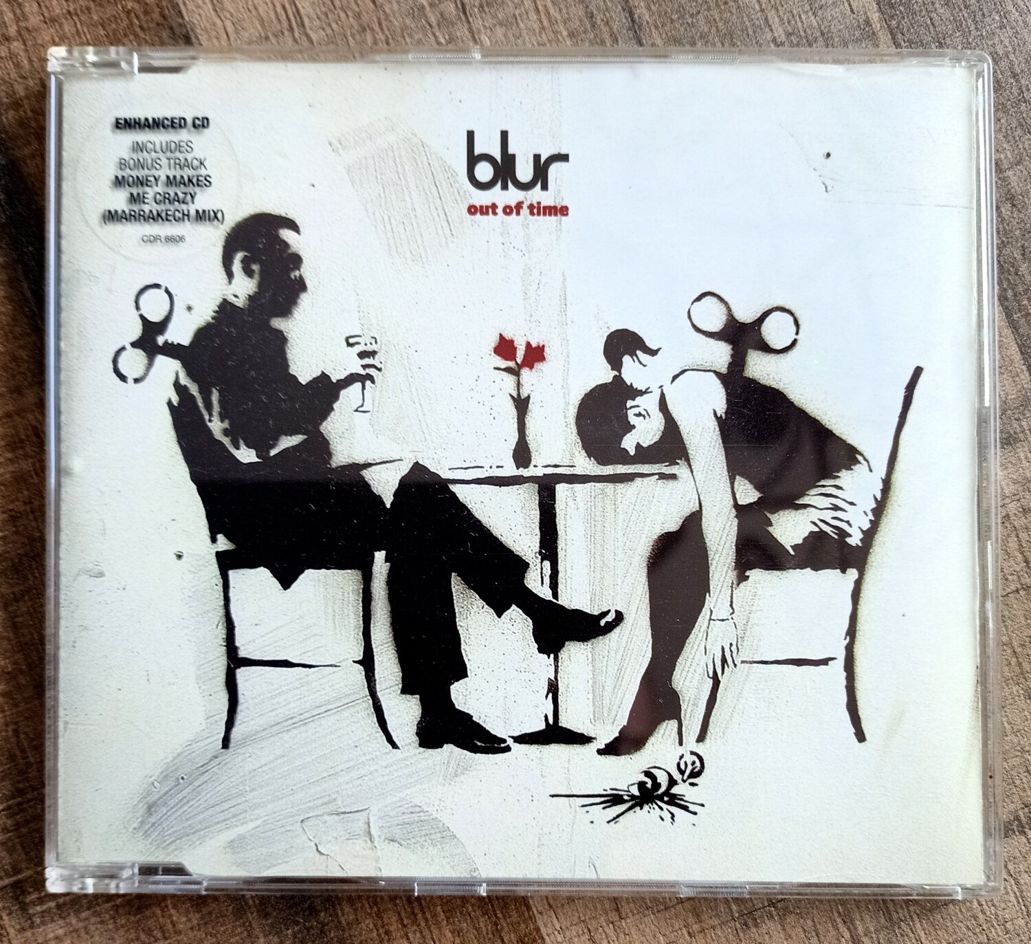 ​Banksy - Blur Out of Time CD Red Single - (#0480)
