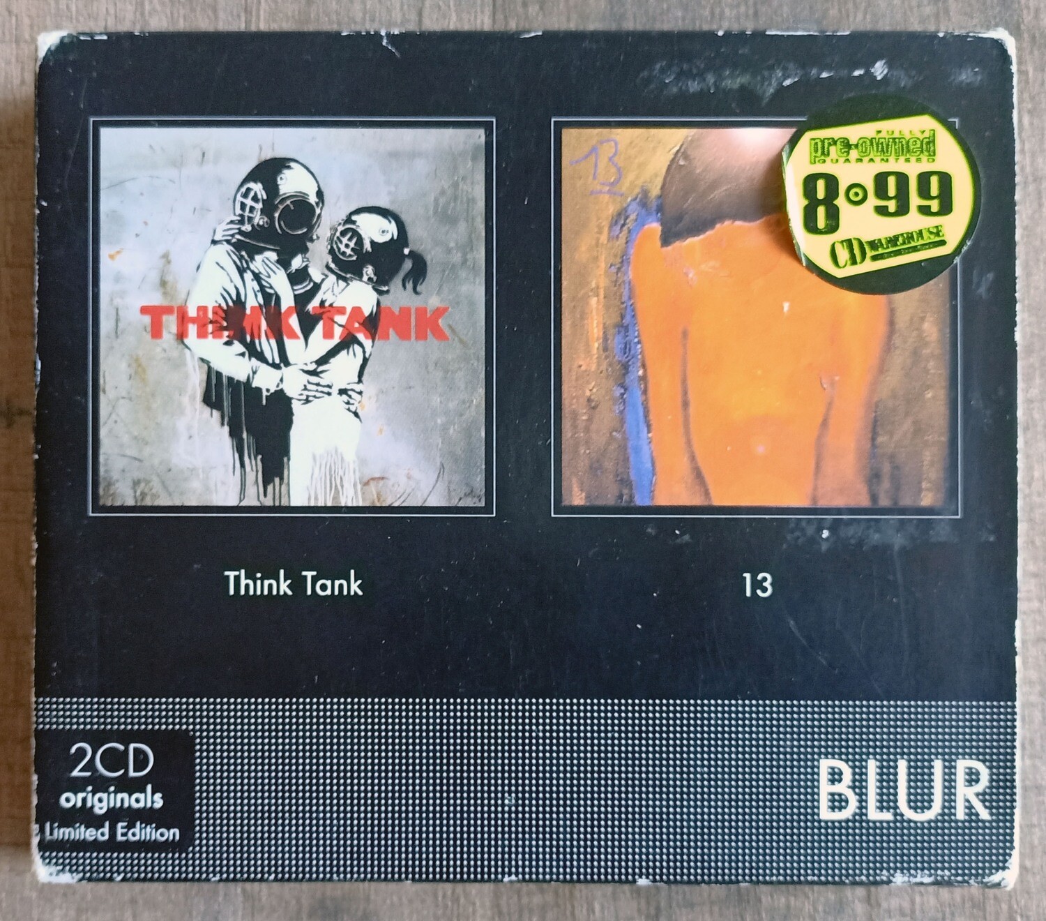 Banksy ​RARE 2CD Blur 13 and Think Tank Limited Edition (#0566)
