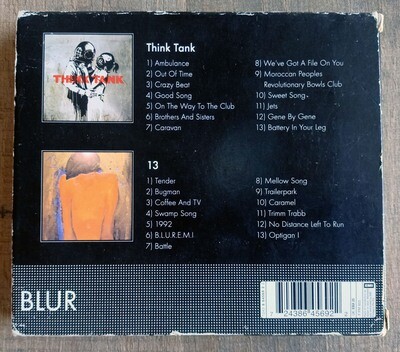 Banksy ​RARE 2CD Blur 13 and Think Tank Limited Edition (#0566)