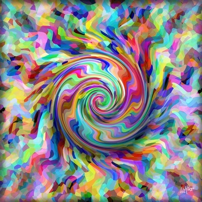 Miko-Digipainting &quot;0093 Cristal cochlea&quot;