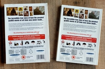​Banksy Complete Documentary Exit Through The Gift Shop DVD (#0513)