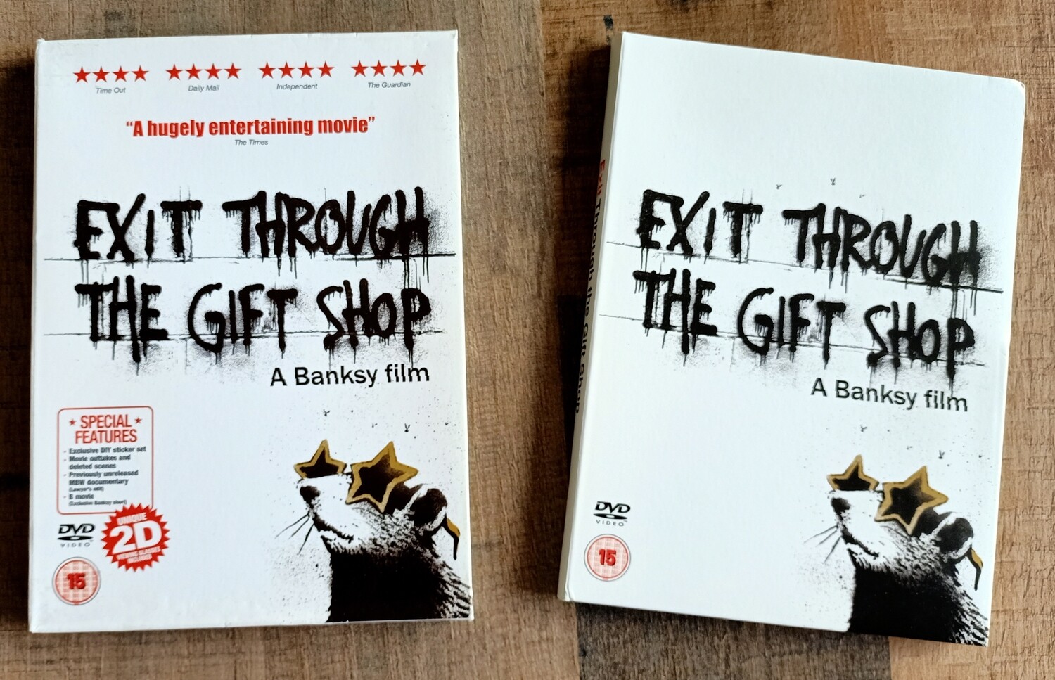 ​Banksy Complete Documentary Exit Through The Gift Shop DVD (#0513)