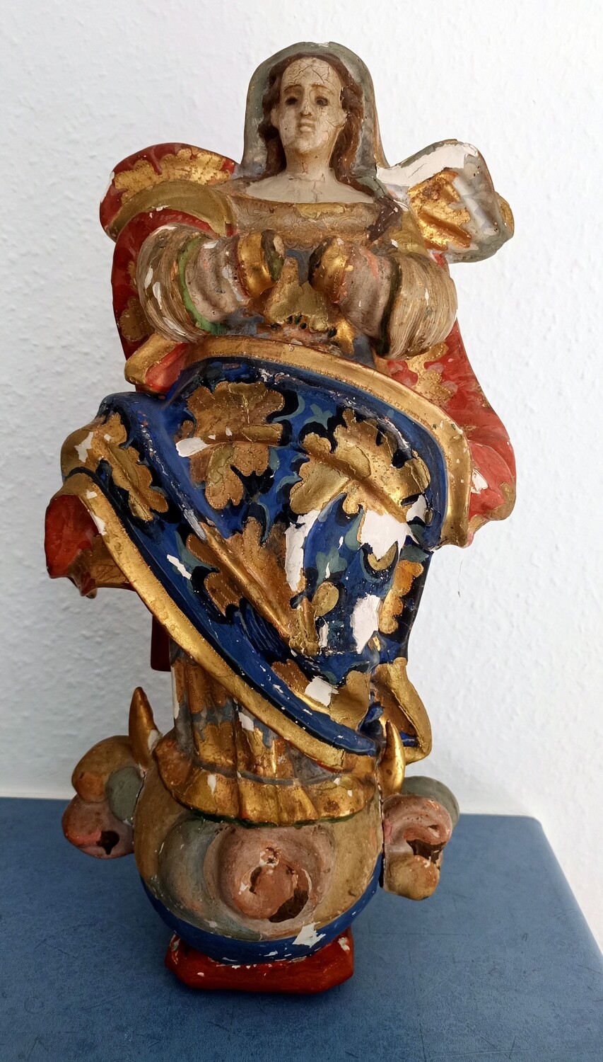 ​Wooden carved sculpture of Woman (#0434)