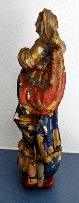​Wooden carved sculpture of Woman (#0434)