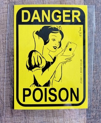 Zedsy ​Sticker &quot;Danger Poison&quot; 153/300 (#0532)
