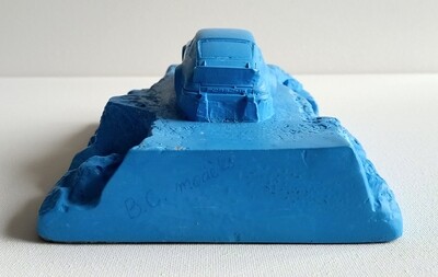 Daniel Arsham (Attributed) Blue Trail Model Set Porsche 911 Turbo (#0546)