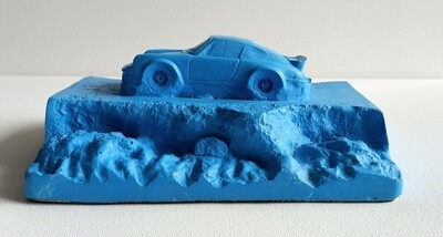 Daniel Arsham (Attributed) Blue Trail Model Set Porsche 911 Turbo (#0546)