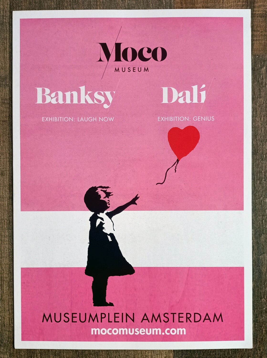​3 Moco-Museum Banksy Ticket Flyers (#0535)