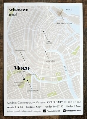 ​3 Moco-Museum Banksy Ticket Flyers (#0535)