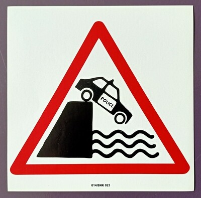 Police Car Sticker Banksy (Attributed) SOLD OUT (#0458)