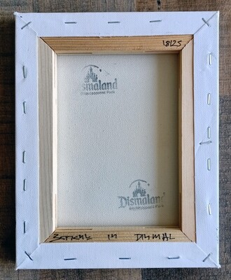 Dismaland Souvenir "Street Rat" Canvas w/SeeTicket, Letter and Envelope. (#0593)